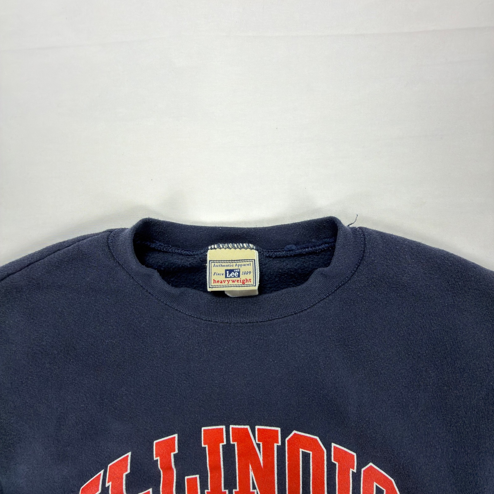 Vintage Illinois Fighting Illini Lee Heavyweight Crewneck Sweatshirt Medium — image 3 of 7
